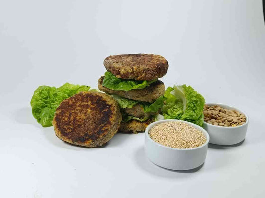 Hamburguesas Veganas con lentejas - 3 unidades